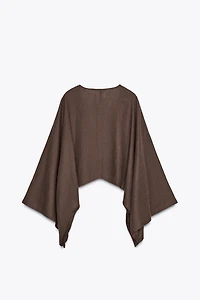 ASYMMETRIC CAPE KIMONO