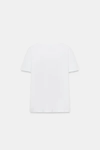 T-SHIRT IMPRIMÉ MÉTALLISÉ