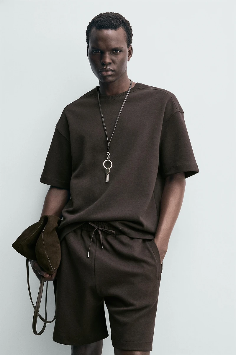 RELAXED FIT INTERLOCK SWEATSHIRT