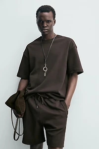 RELAXED FIT INTERLOCK SWEATSHIRT