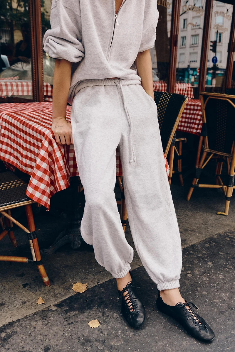 COTTON-BLEND JOGGERS