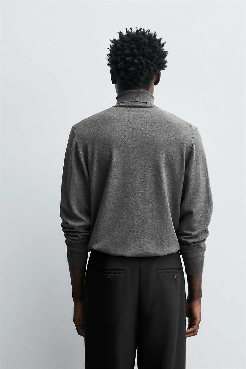 BASIC HIGH NECK SWEATER
