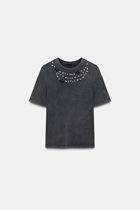 T-SHIRT LAVÉ BIJOUX