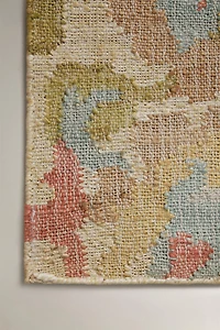 FLORAL JUTE AREA RUG