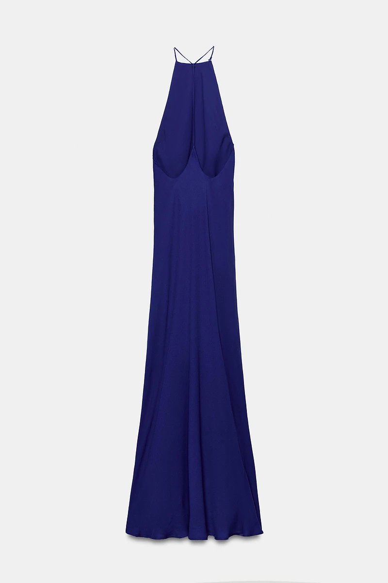 LONG HALTER DRESS