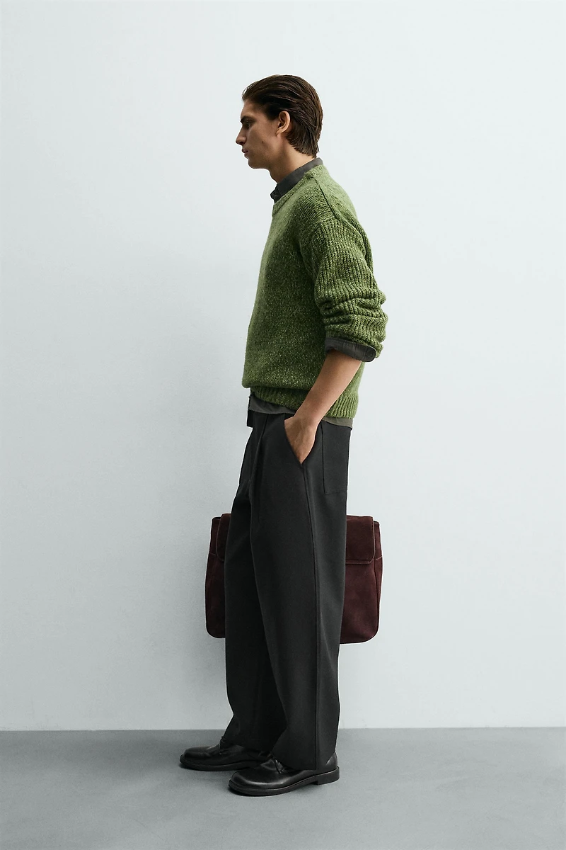 PULL STRUCTURÉ EN FIL RETORS VOLUMINEUX