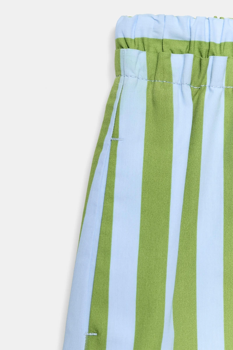 SHORT À RAYURES