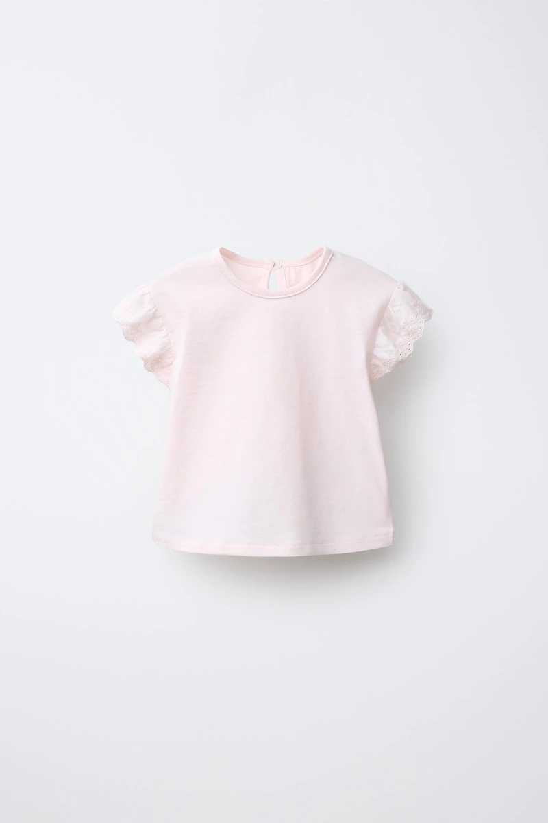SWISS EMBROIDERY T-SHIRT