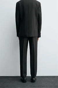 100% WOOL SUIT PANTS