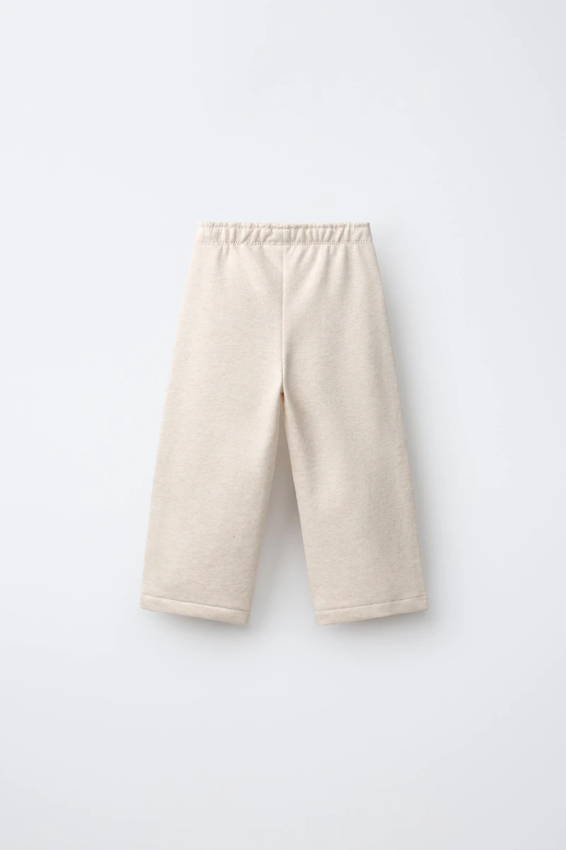 HEART TAPE WIDE LEG PANTS