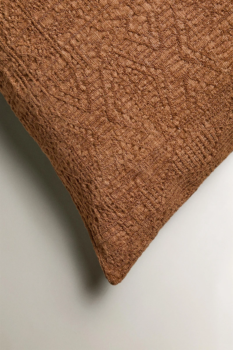 JACQUARD THROW PILLOW COVER