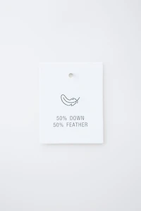 DOUDOUNE 50% PLUME ET DUVET DÉPERLANTE