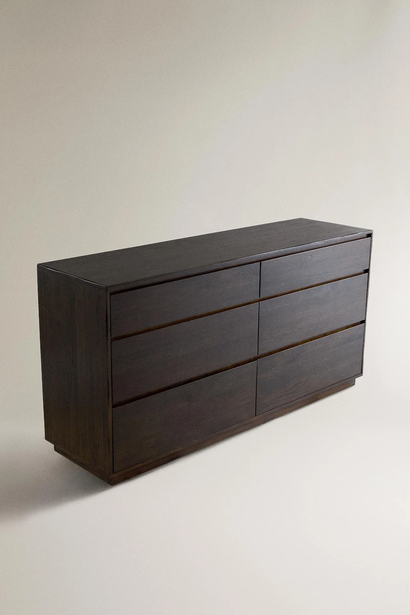 VINTAGE WOODEN CHEST OF DRAWERS