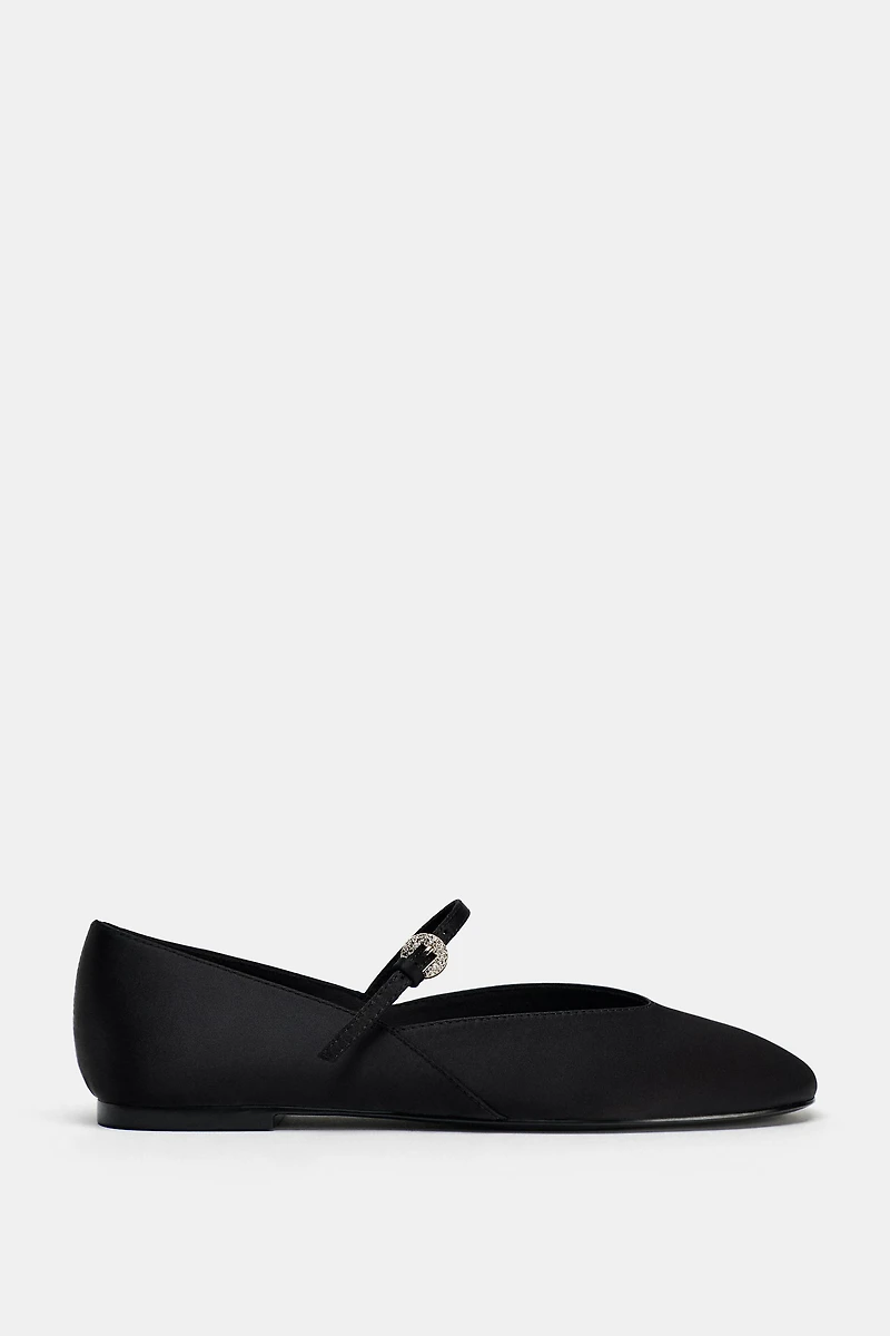 SATIN EFFECT BALLET FLATS 50TH ANNIVERSARY