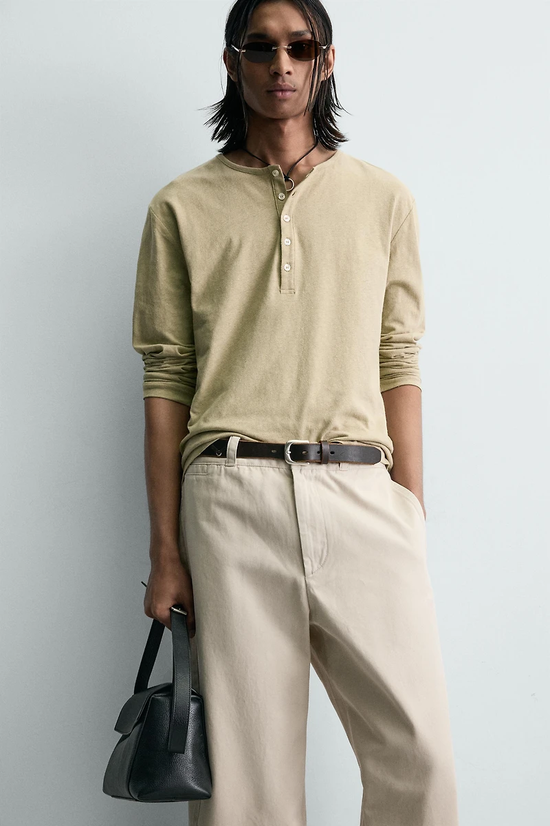 PANTALON CHINO COUPE LARGE