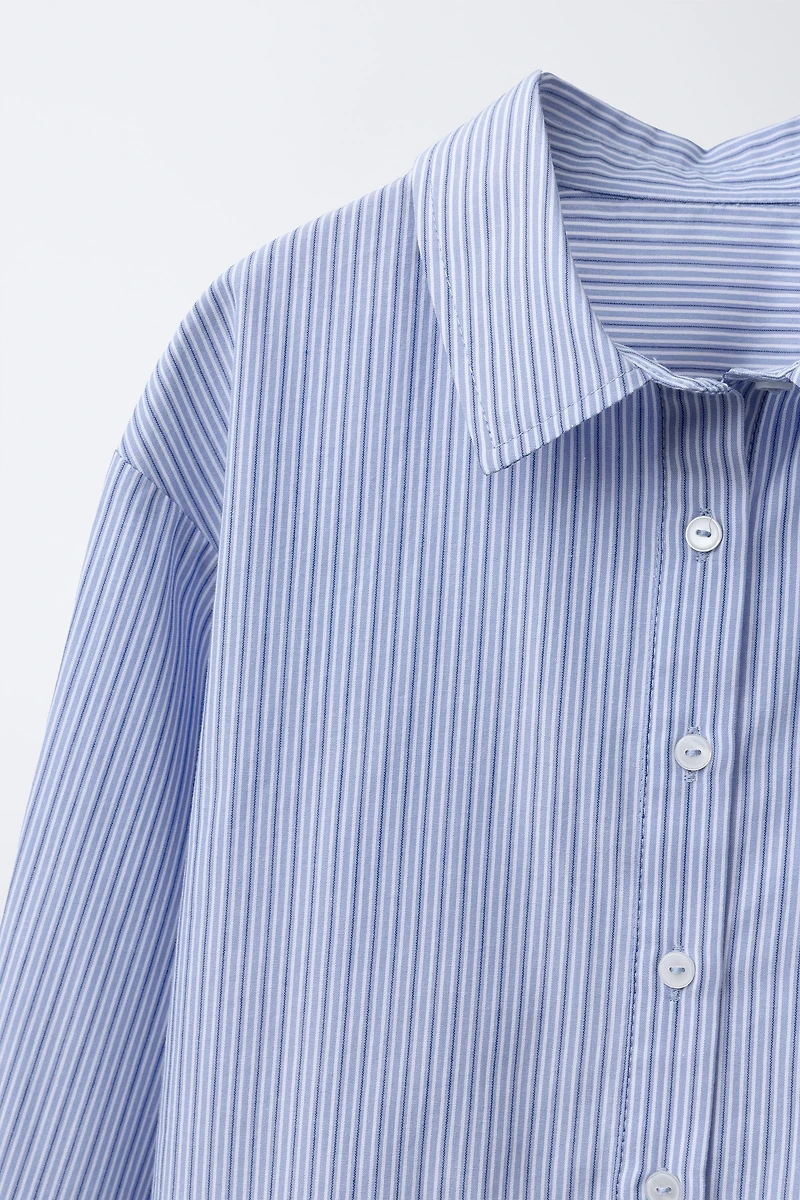 CHEMISE RAYURES VOLANT