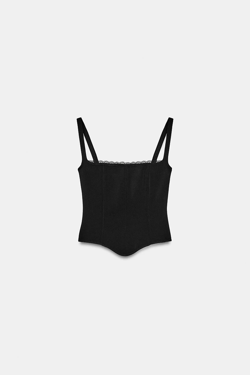 STRETCH CORSET TOP