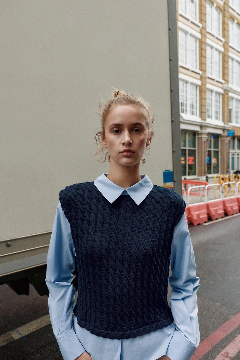 POPLIN MIXED SHIRT