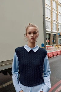 POPLIN MIXED SHIRT