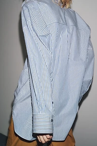 CHEMISE EN POPELINE RAYÉE ZW COLLECTION