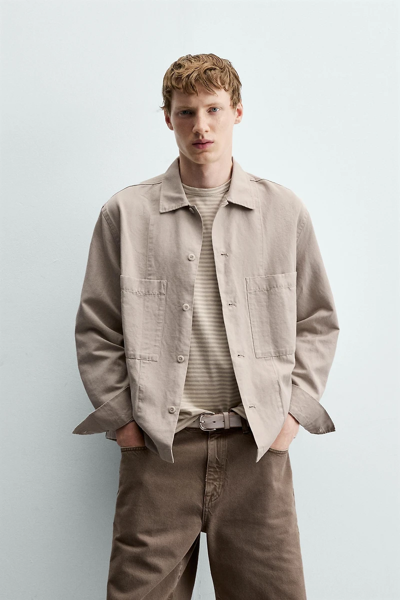 REGULAR FIT OVERSHIRT