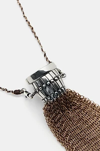 COLLIER BIMATIÈRE SAC À FRANGES
