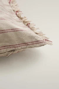 HOUSSE DE COUSSIN RAYURES