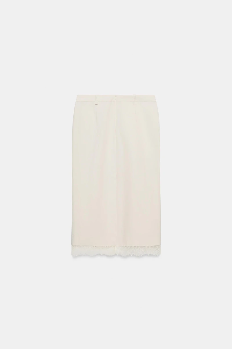 LACE MIDI SKIRT