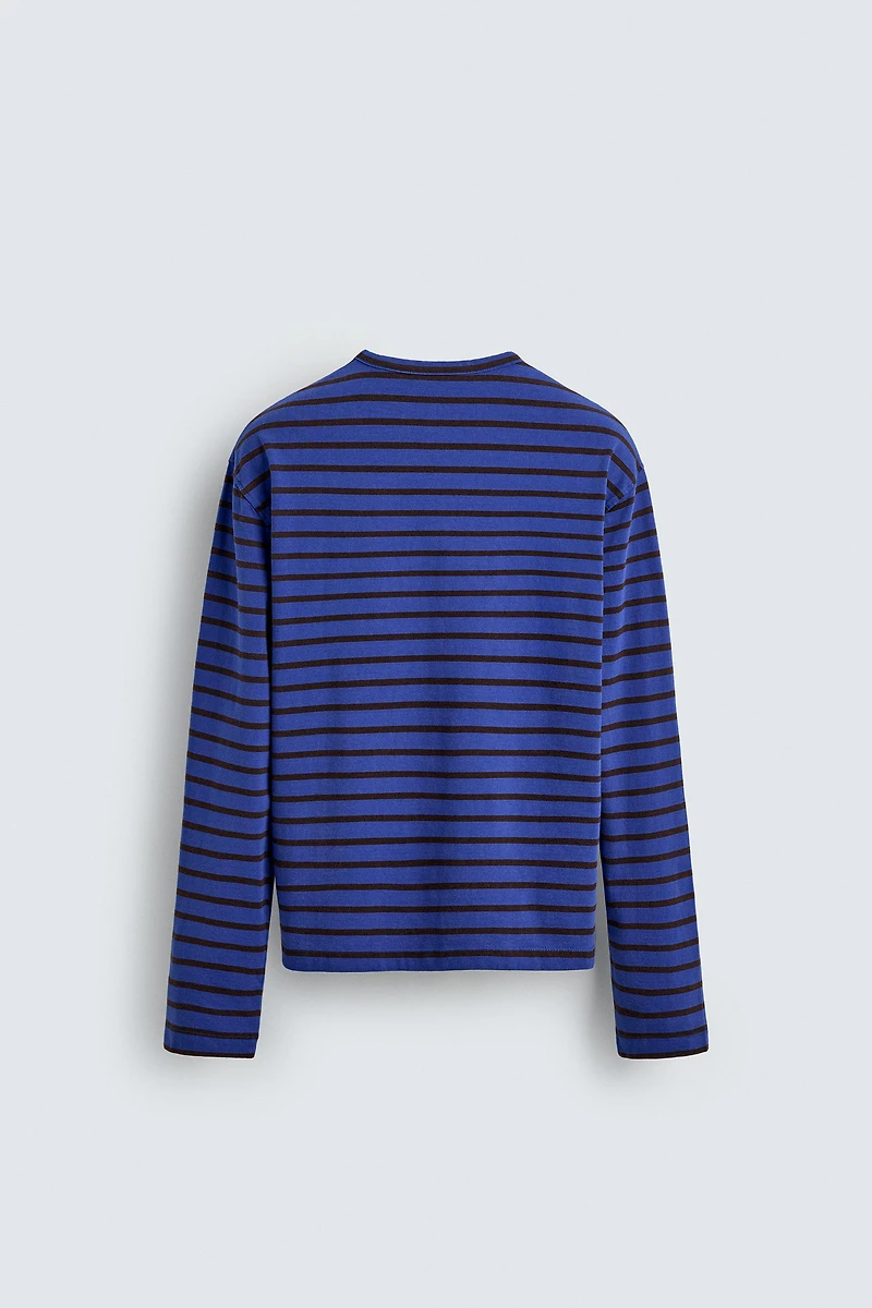 STRIPED JACQUARD T-SHIRT AARON LEVINE X ZARA