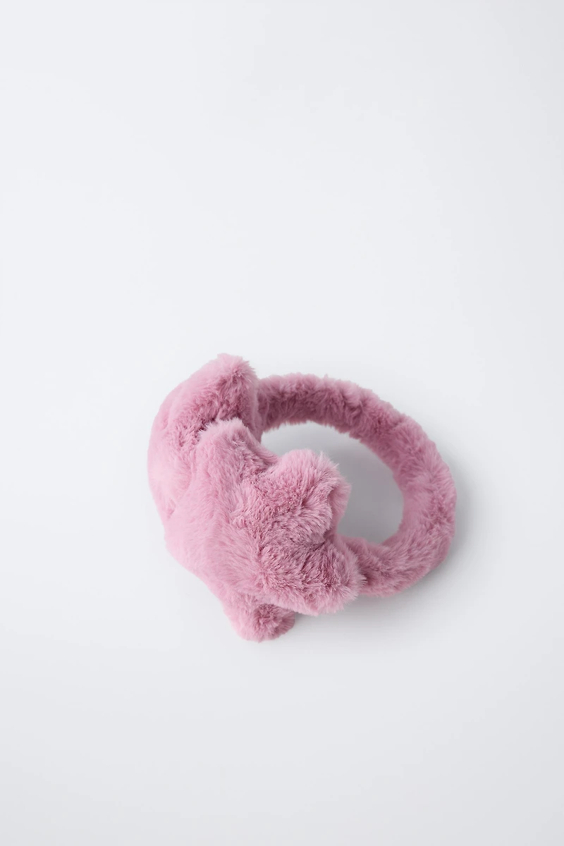 STAR FAUX FUR EARMUFFS