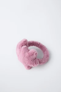 STAR FAUX FUR EARMUFFS
