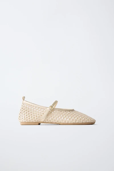MESH BALLET FLATS