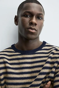 STRIPED JACQUARD SWEATER
