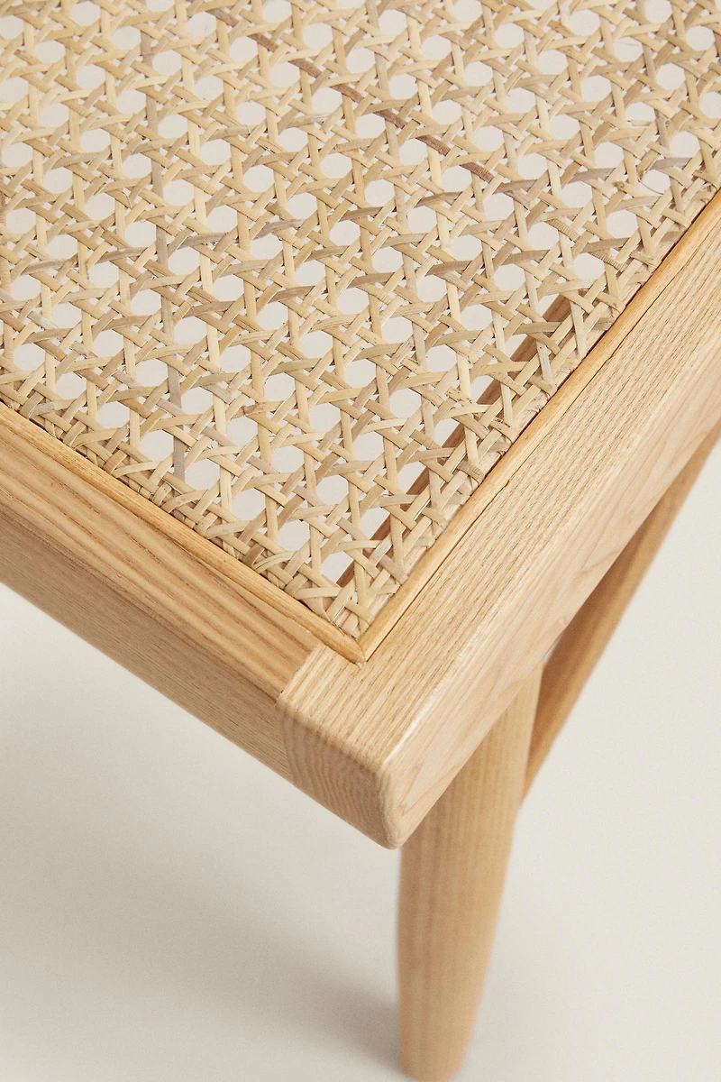 BANC BOIS ET ROTIN