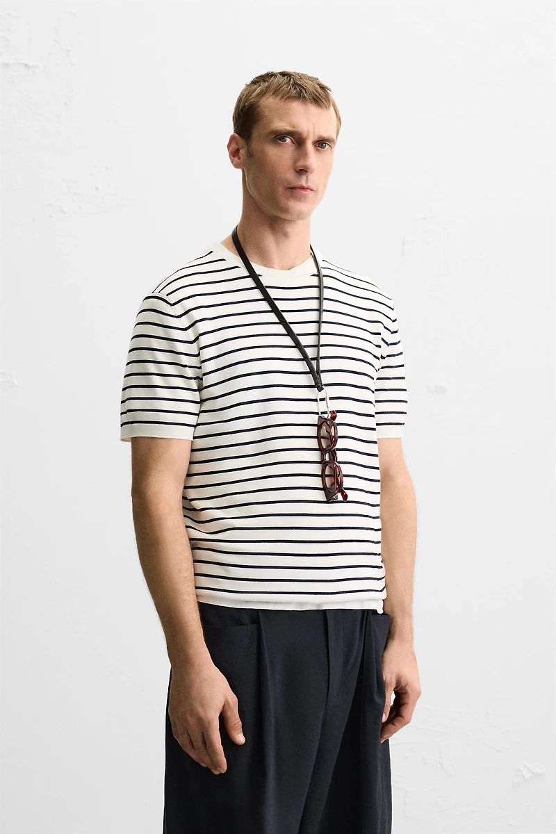 KNIT REGULAR FIT T-SHIRT