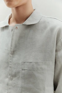 LINEN SHIRT WITH POCKET