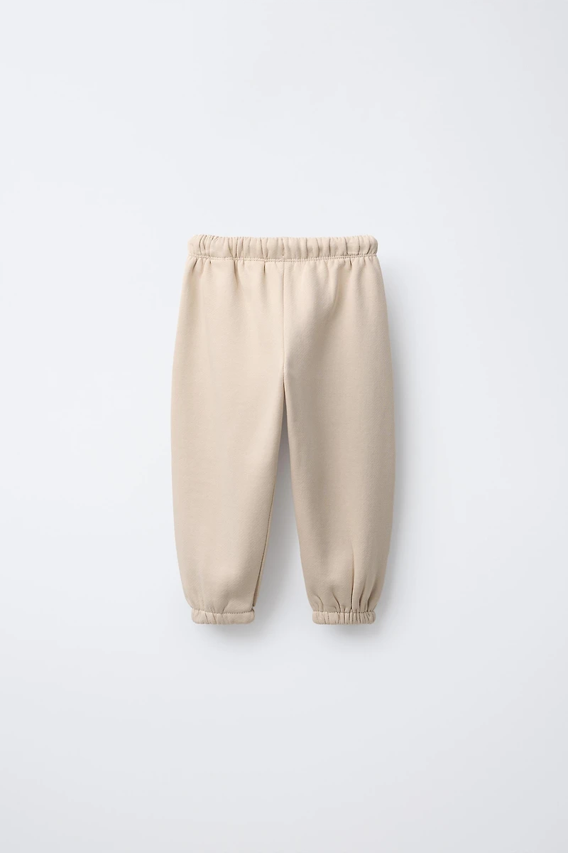 FLEECE-LINED BALLOON PANTS