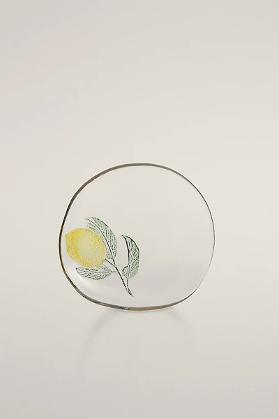 LEMON GLASS SIDE PLATE