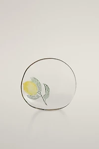 LEMON GLASS SIDE PLATE
