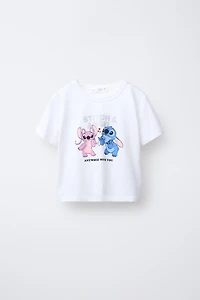 PLAIN SHIRT AND CROPPED LILO & STITCH © DISNEY T-SHIRT SET