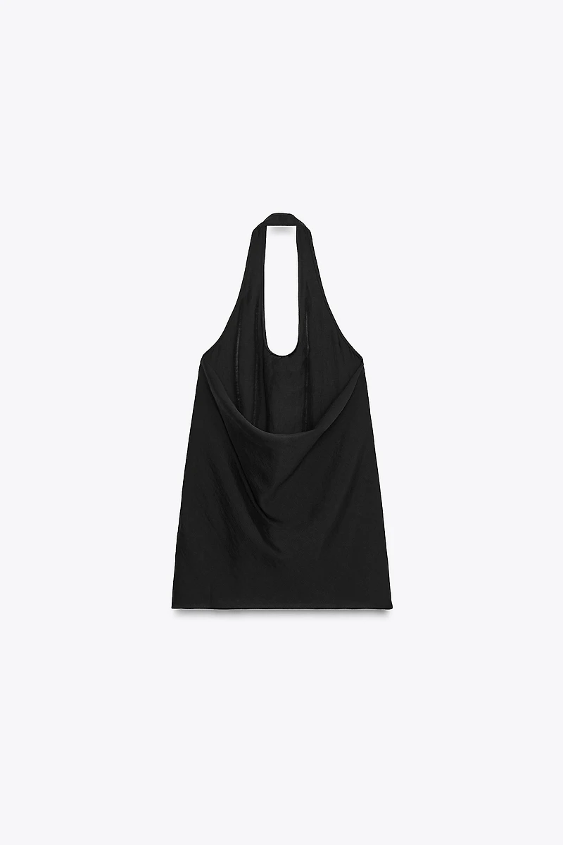 ZW COLLECTION FLOWY HALTER TOP