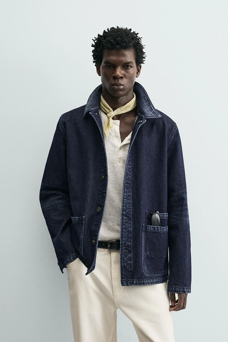 VESTE EN JEAN À POCHES