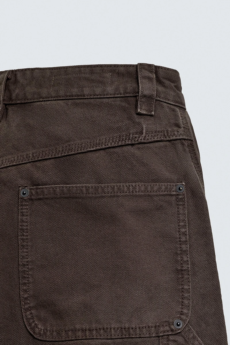 RELAXED FIT CARPENTER POCKET PANTS