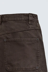 RELAXED FIT CARPENTER POCKET PANTS