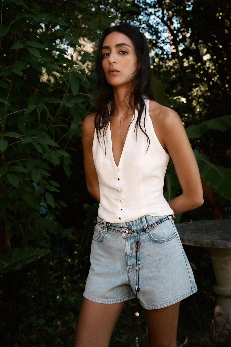 Z1975 MOM FIT MID-RISE SHORTS