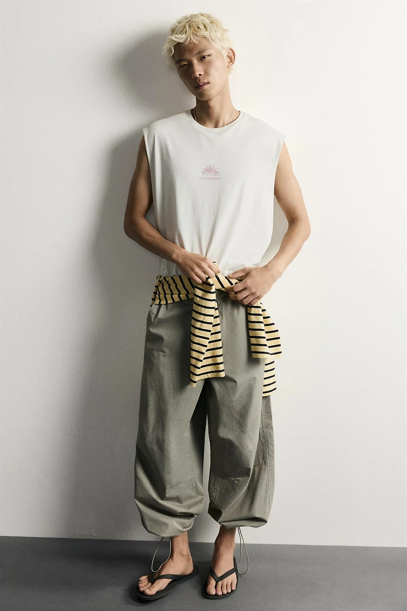 WASHED PRINT TANK TOP