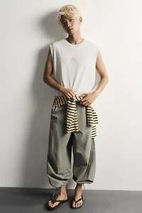 WASHED PRINT TANK TOP