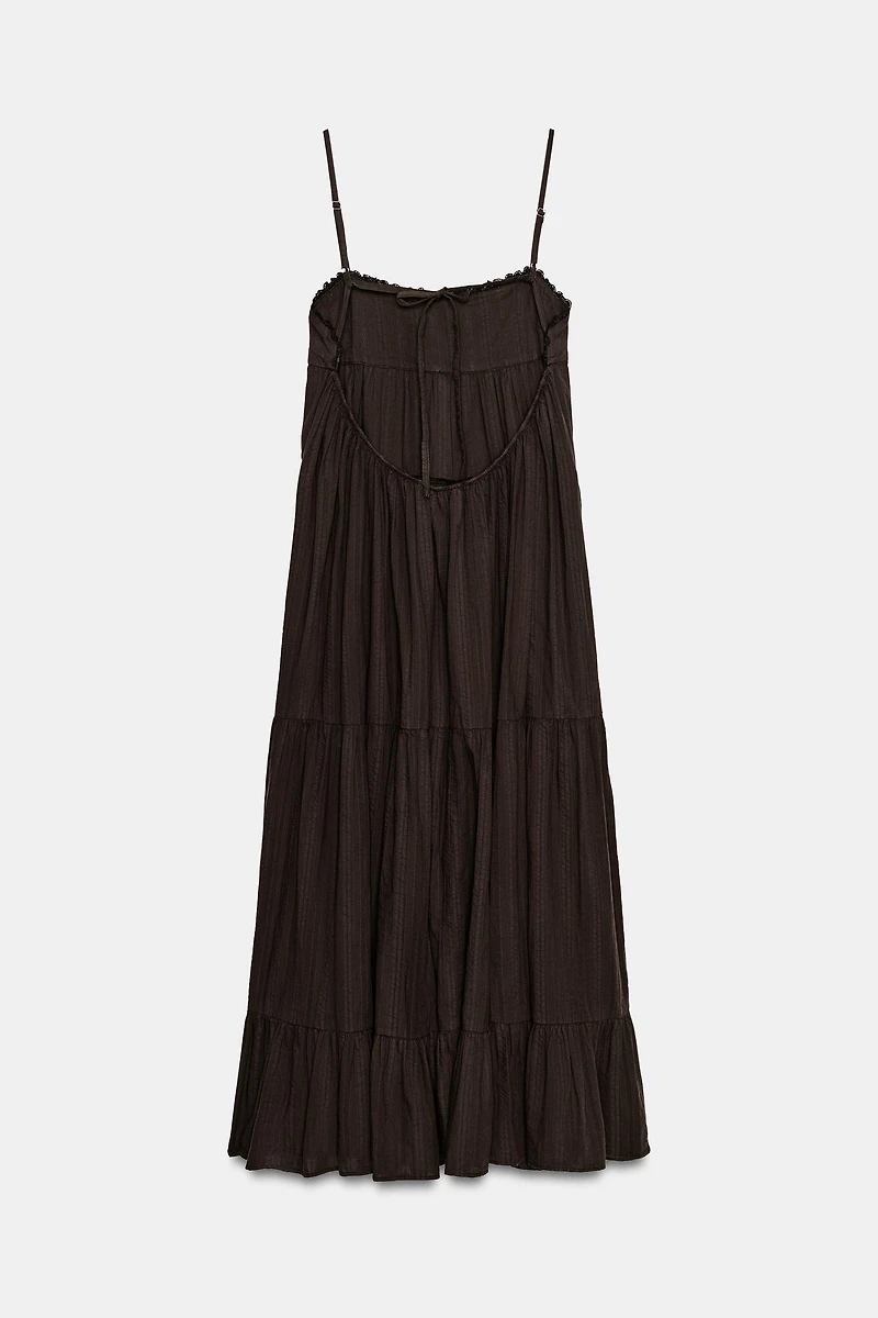 PANELLED LONG DRESS