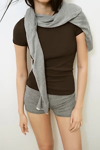RIBBED T-SHIRT