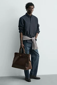 LEATHER HANDBAG